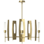 Passage Pendant - Modern Brass / Frosted