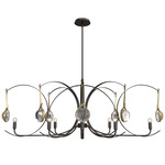 Optic Oval Pendant - Oil Rubbed Bronze / Modern Brass