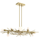 Brindille Linear Pendant - Modern Brass