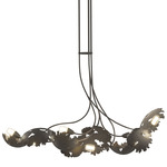 Pangea Linear Pendant - Dark Smoke / Clear / Frosted