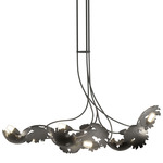 Pangea Linear Pendant - Natural Iron / Clear / Frosted