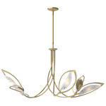 Aerial Pendant - Modern Brass / Frosted
