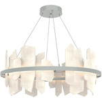 Volterra Pendant - Vintage Platinum / Alabaster