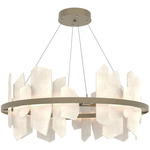 Volterra Pendant - Soft Gold / Alabaster