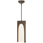Cypress Pendant - Bronze / Seeded Clear