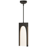 Cypress Pendant - Black / Seeded Clear