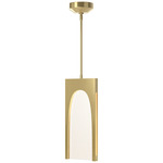 Cypress Pendant - Modern Brass / Seeded Clear