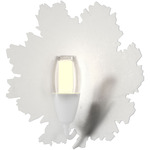 Pangea Wall Sconce - White / Clear / Frosted