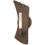 Crest Wall Sconce - Bronze / Frosted
