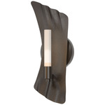 Crest Wall Sconce - Oil Rubbed Bronze / Frosted