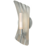 Crest Wall Sconce - Vintage Platinum / Frosted