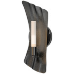 Crest Wall Sconce - Ink / Frosted