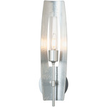Passage Wall Sconce - Sterling / Clear