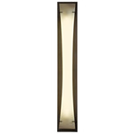 Bento Large Wall Sconce - Dark Smoke / Spun Frost
