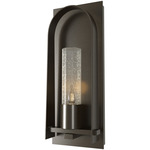 Triomphe Outdoor Wall Light - Coastal Oil Rubbed Bronze / Seeded Clear