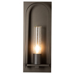 Triomphe Outdoor Wall Light - Coastal Oil Rubbed Bronze / Seeded Clear
