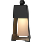 Revere Outdoor Dark Sky Wall Sconce - Coastal Black / Coastal Burnished Steel