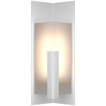 Summit Outdoor Wall Sconce - White / Frosted