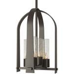 Triomphe Outdoor Pendant - Coastal Dark Smoke / Seeded Clear