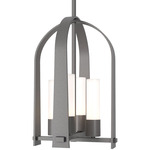Triomphe Outdoor Pendant - Coastal Burnished Steel / Opal