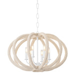 Lewiston Chandelier - White Plaster / Bleach