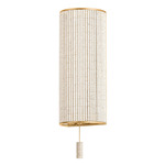 Hampden Wall Light - Vintage Gold Leaf / Natural