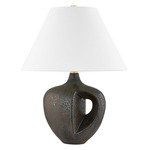 Avenel Table Lamp - Bronze / White
