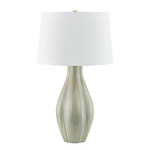 Galloway Table Lamp - Coastal Green / White