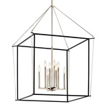 Eisley Pendant - Polished Nickel / Black