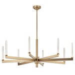 Sycara Chandelier - Champagne Bronze