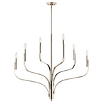 Livadia Chandelier - Polished Nickel