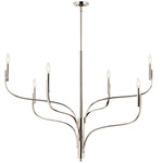 Livadia Chandelier - Polished Nickel