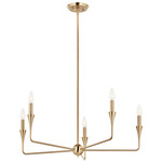 Alvaro Chandelier - Champagne Bronze