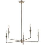 Alvaro Chandelier - Polished Nickel