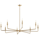Alvaro Chandelier - Champagne Bronze