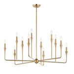 Alvaro Multi-Tier Chandelier - Champagne Bronze