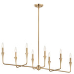 Alvaro Linear Chandelier - Champagne Bronze