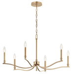 Malene Chandelier - Champagne Bronze