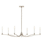 Malene Chandelier - Polished Nickel