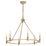 Carrick Chandelier - Champagne Bronze