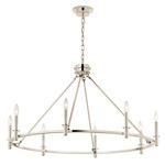 Carrick Chandelier - Polished Nickel