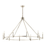 Carrick Chandelier - Polished Nickel