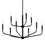Madden Two Tier Chandelier - Black
