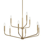 Madden Two Tier Chandelier - Champagne Bronze