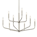 Madden Two Tier Chandelier - Brushed Nickel