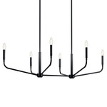 Madden Linear Chandelier - Black