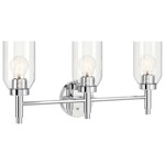 Madden Bathroom Vanity Light - Chrome / Clear