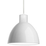 Chroma Pendant - Glossy White / White