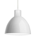 Chroma Pendant - Glossy White / White