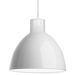 Chroma Pendant - Glossy White / White
